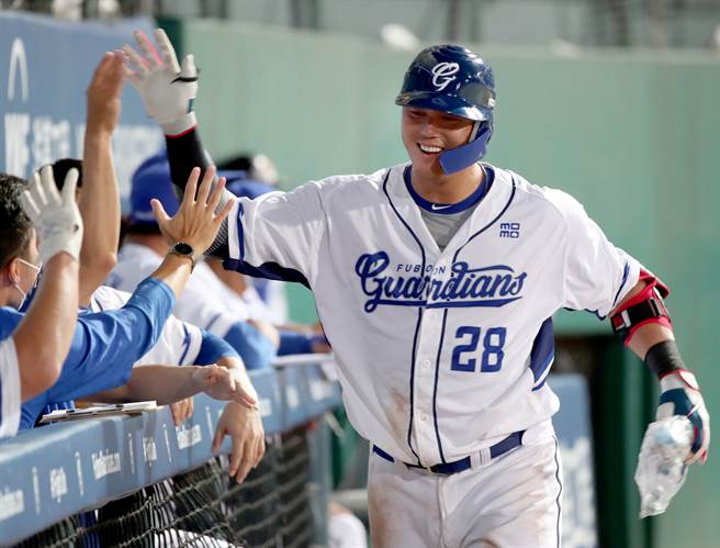 富邦悍将高国辉。（郑任南摄）