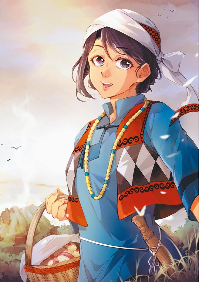 去年甫以《电竞世界没有少女》出道的漫画家飞西启，改编小说《傀儡花》为同名漫画，将小说家笔下少女描绘得栩栩如生。（飞鱼创意提供）