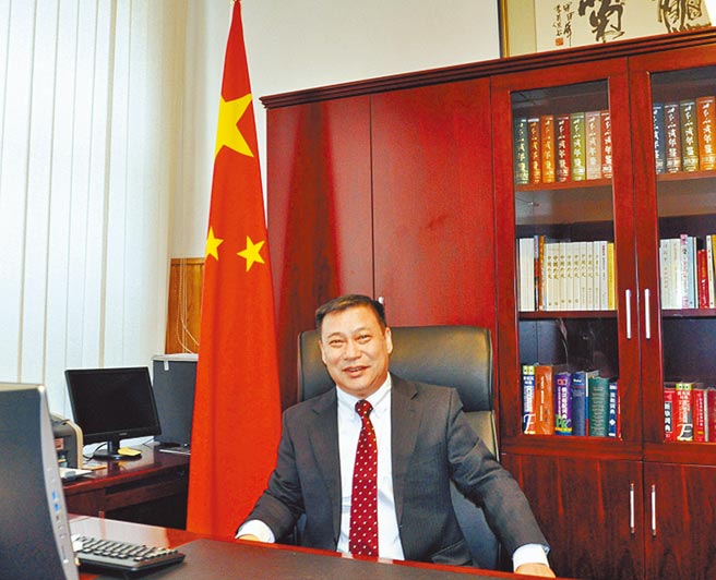 中國駐立陶宛大使申知非。（摘自網路）