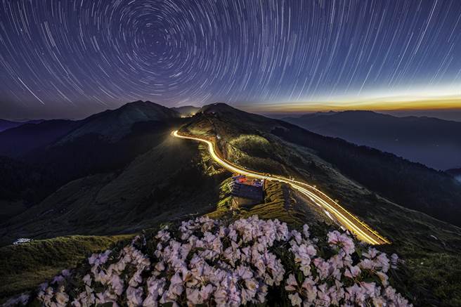 南投星空季登场，合欢山璀璨非凡。（南投县政府提供／廖志晃南投传真）