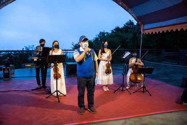 南投星空季，合欢山浪漫音乐会揭开序幕。（南投县政府提供／廖志晃南投传真）