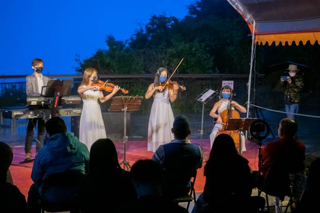 南投星空季在合欢山，以浪漫音乐会揭开序幕。（南投县政府提供／廖志晃南投传真）