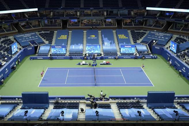 因为新冠疫情衝击，美网紧急宣布资格赛不开放观眾。（美联社资料照）