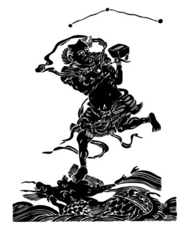 若无法到庙里祭拜，艾菲尔老师表示，可在当天看着手机中的「魁星踢斗图」默祷。（图／塔罗牌老师艾菲尔FB）