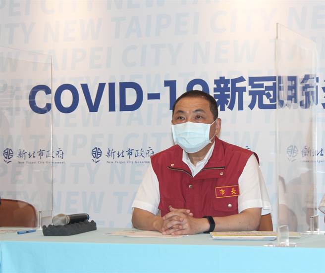 新北市長侯友宜表示，面對Delta病毒，最重要是阻絕於境外。（陳慰慈攝）