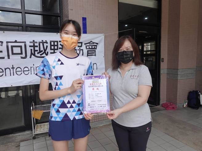 黄敏惠获女子菁英组第一。（华梵大学提供）