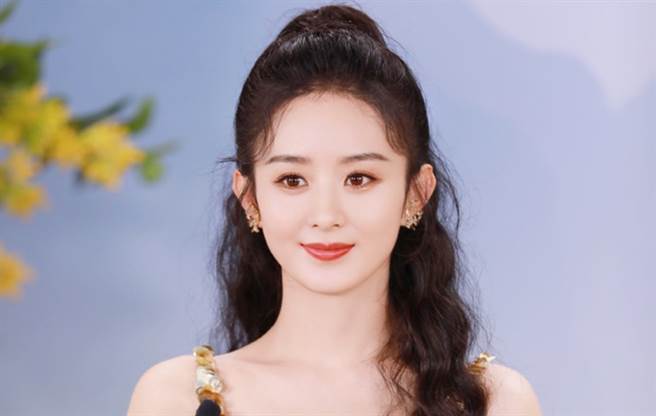 大陆人气女星赵丽颖顏值高。（图／微博@赵丽颖工作室）