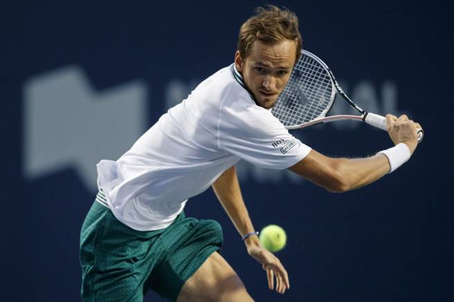 麦维德夫晋级多伦多大师赛男单决赛。（美联社）