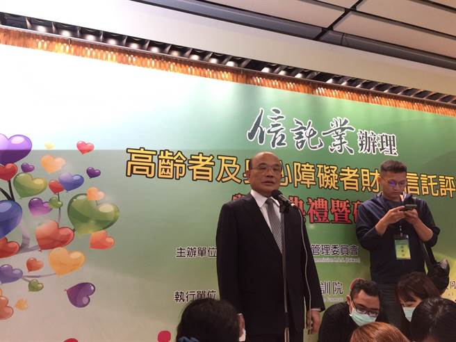 行政院长苏贞昌 (吴家豪摄)