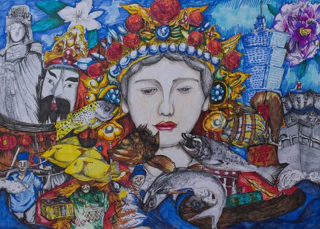 第九届海峡青年系列活动之第八届榕臺中小学生书画交流展于8月9日正式启动。（主办单位提供）