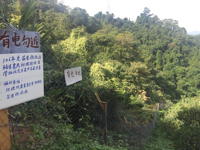 苗栗縣政府農業處受理申辦電網補助，有需要的農民可盡快申裝。（苗栗縣政府農業處提供／謝明俊苗栗傳真）