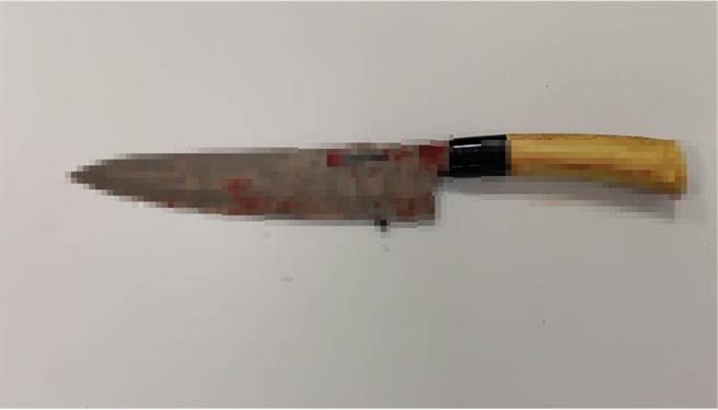 芦洲长安公园内16日下午4时许发生凶杀案，游民为5元水龙头开关持水果刀刺死同行街友（翻摄照片／戴上容新北传真）
