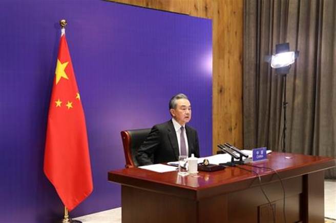 中国国务委员兼外长王毅。（央视新闻）