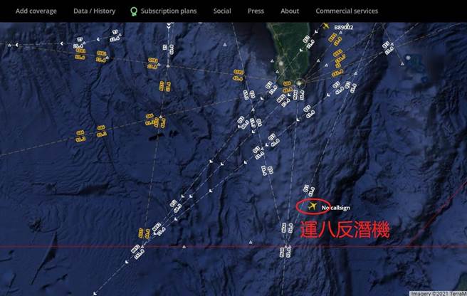 陸多批軍機今(17日)天上午侵擾我方兩處操演靶區，累積380次超過去年總和。(翻攝臉書西南空域)
