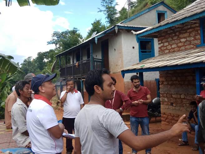 尼泊尔发生芮氏规模7.8强震，灾难发生后，外交部曾协助NGO从台湾辗转空运物资。（红十字会提供／林良齐台北传真）