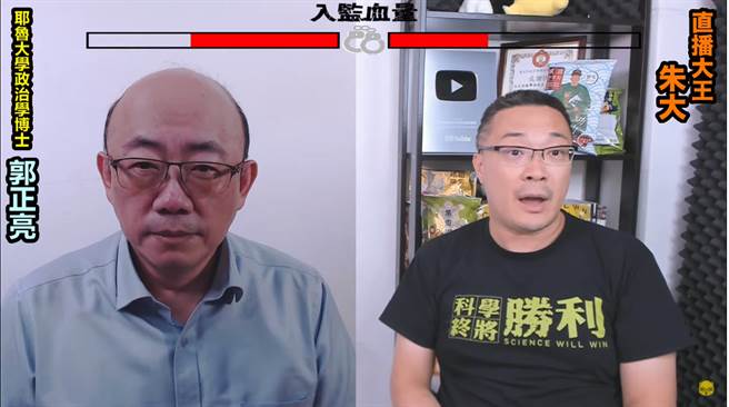 前民进党立委郭正亮。(图/翻摄自 朱学恒Youtube频道)