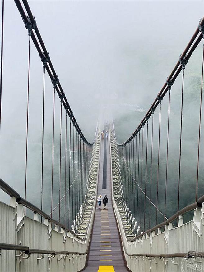 轄區景點設施太平雲梯 （圖片：阿里山國家風景區管理處提供）