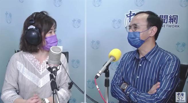 國民黨前主席朱立倫今接受資深媒體人王淺秋的廣播專訪。（摘自直播）