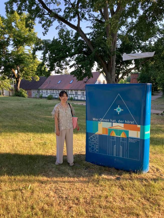 相较去年欧美音乐家纷纷来台的状态，现在反而变成台湾音乐家飞出国演出，双簧管演奏家谢宛臻日前受邀到德国梅克伦堡邦参加夏日广播音乐节演出。（谢宛臻提供）