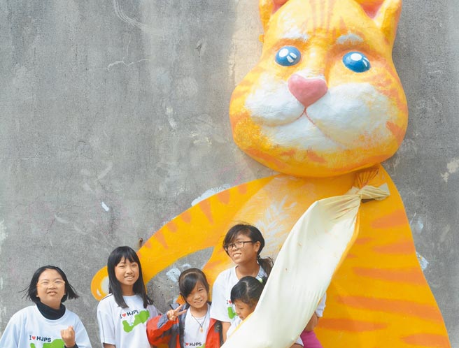 澎湖县虎井屿新地标，开发旅游打卡热门新景点。（陈可文摄）
