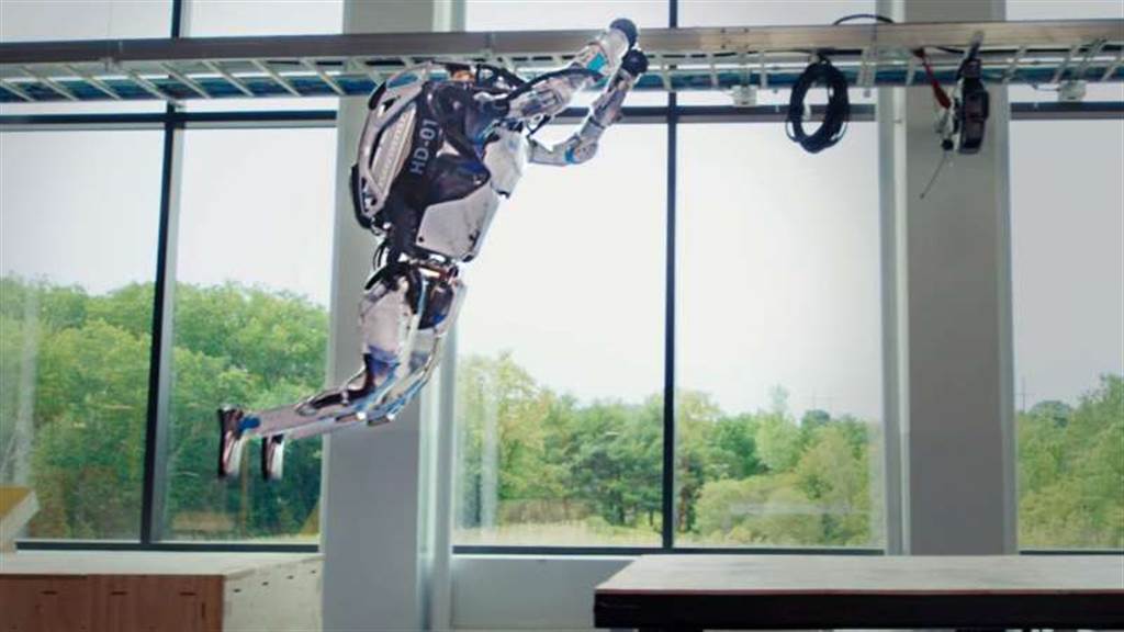 波士顿动力机器人「阿特拉斯」，动作已相当灵活。图/Boston Dynamics(photo:ChinaTimes)