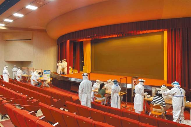 台电爆发多名员工确诊，全公司展开採检。（台电提供）