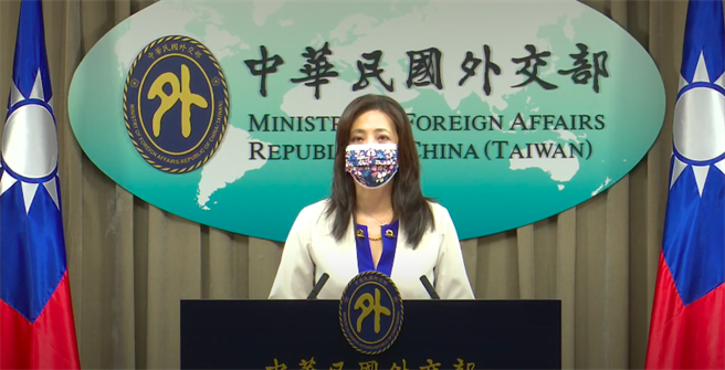 外交部發言人歐江安。（取自外交部直播）