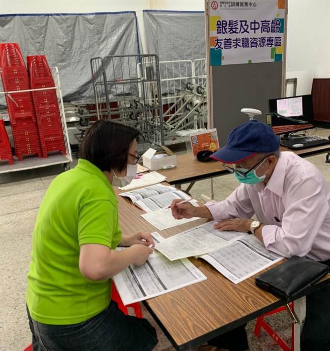 高市勞工局推廣「續雇高齡者計畫」，企業雇1人最高可領25.8萬補助。（高市勞工局提供／石秀華高雄傳真）