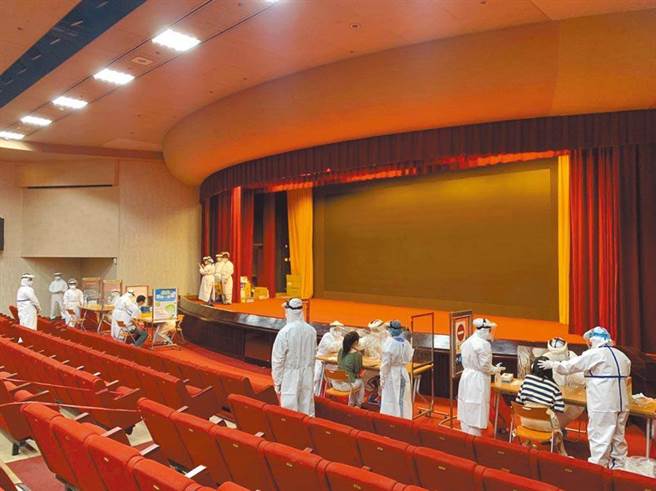 台电大楼爆发群聚事件，台电总管理处18日针对大楼所有人员全面进行普筛。（资料照，台电提供）
