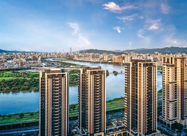 「遠雄百富」為大台北地區難得享有水岸景觀與親水生活的水岸住宅重劃區。(圖/業者提供)