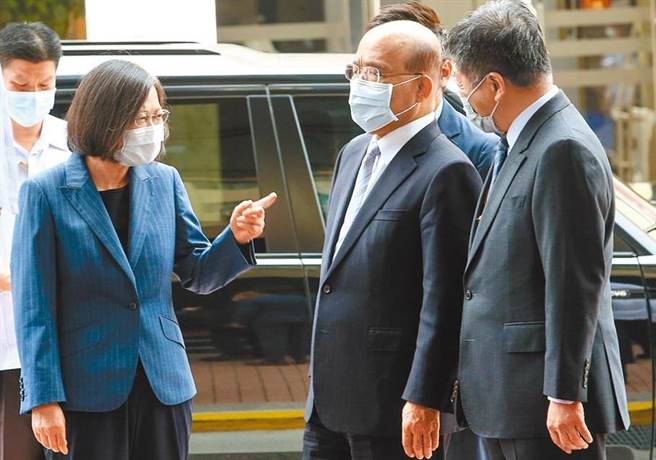 總統蔡英文、行政院長蘇貞昌。（圖/本報資料照片）
