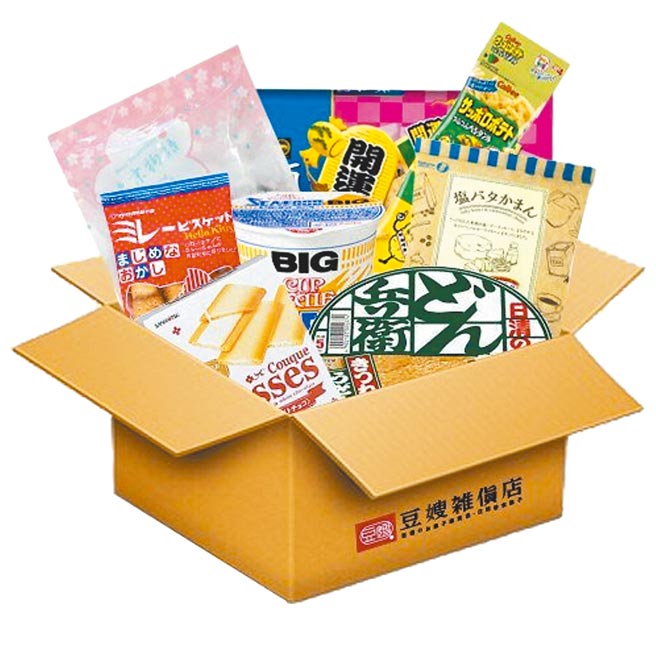 Yahoo奇摩拍卖的拜拜进口零食小资福箱，原价1166元，特价888元。（Yahoo奇摩拍卖提供）