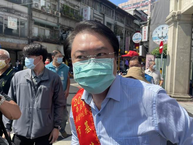 基隆市長林右昌。（張穎齊攝）