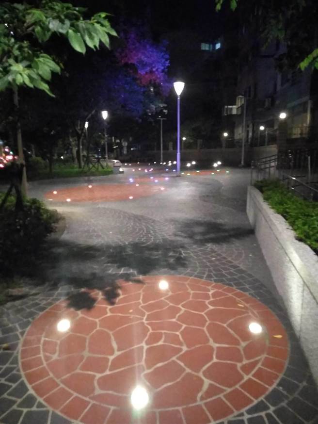 新北市板桥永安公园是赏樱秘境之一，深受当地民眾喜欢，板桥区公所斥资约500万元重新打造。（板桥区公所提供）