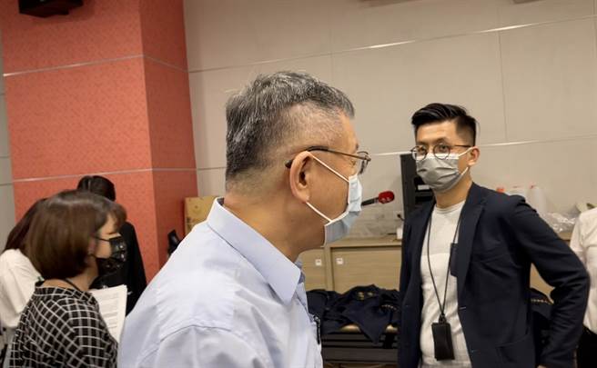 台北市长柯文哲新髮型（右侧脸）。（张颖齐摄）