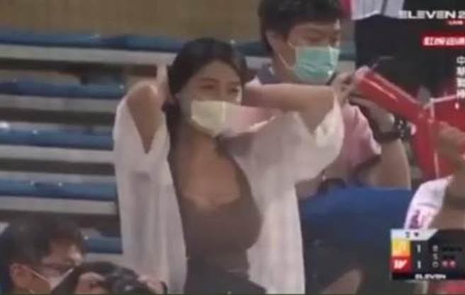 豪乳妹上镜6秒，引发网友疯狂。（图／翻摄自当事人IG）   