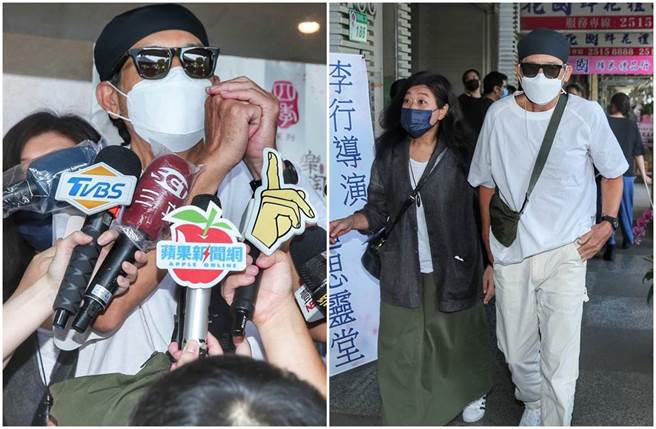 秦汉今前往李行追思灵堂致意。（图／罗永铭摄）