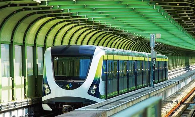 台中捷運綠線一輛列車，今天上午在高鐵台中站第二月台發生煞車系統發生故障，歷經1小時45分障礙排除，目前大慶至高鐵台中站已正常運轉。(資料照片)