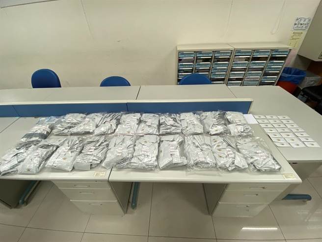 高雄板模工缺錢北上販毒，遭警循線逮捕。（警方提供）