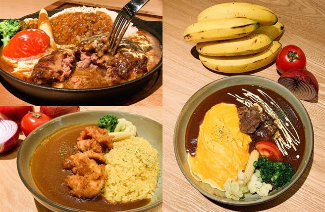 人气必点的前3名为菲力牛汉堡排咖哩饭、慢炖牛咖哩饭以及 Saku-Saku 鲜炸鸡咖哩饭。（图／杨婕安摄）