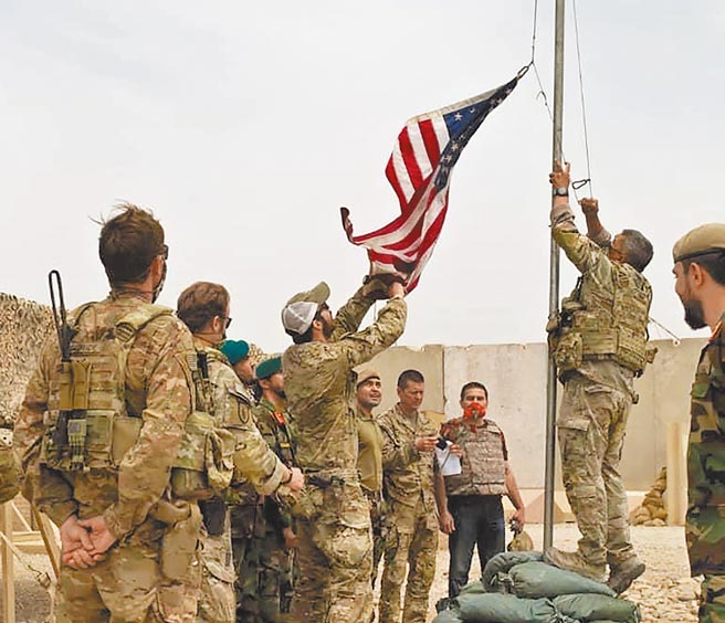 民进党发言人谢佩芬昨表示，台湾身为民主阵营的一员，诚挚感谢美国对台湾的支持。诚如拜登总统所述，台湾与阿富汗问题本质不同。（美联社）