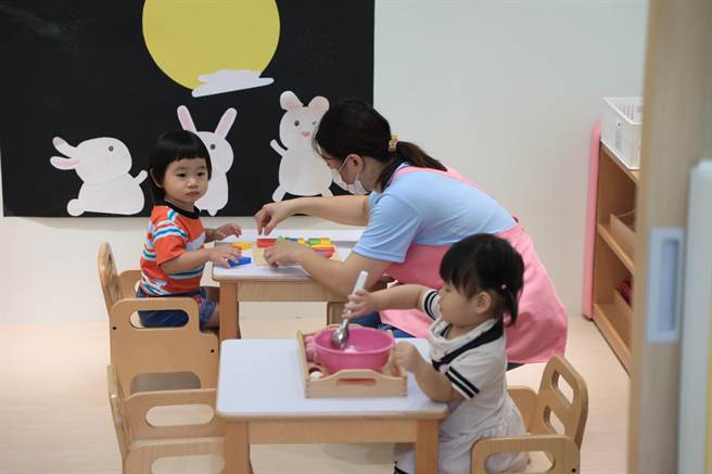 大安区社区公共托育家园23日正式诞生。（陈淑娥摄）