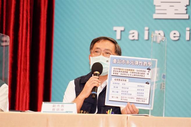 台北市副市長蔡炳坤。（台北市政府提供／張立勳台北傳真）