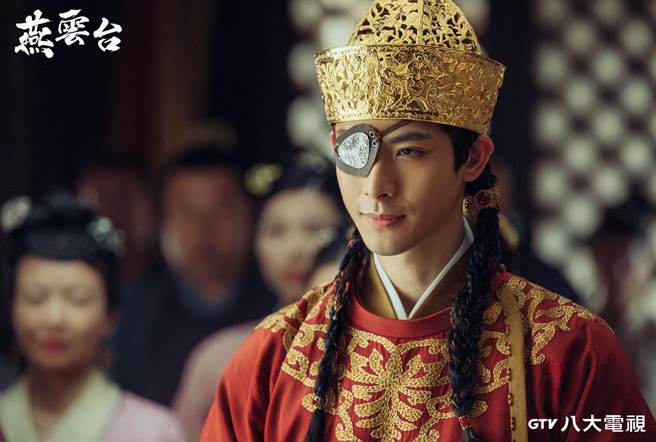连晨翔在《燕云台》被戳瞎眼睛又遭宫刑。（八大提供）