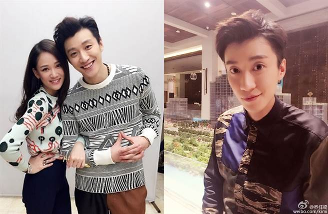 乔任梁5年前骤逝，(左)他生前与陈乔恩是好友。（图／翻摄自陈乔恩工作室、乔任梁微博）