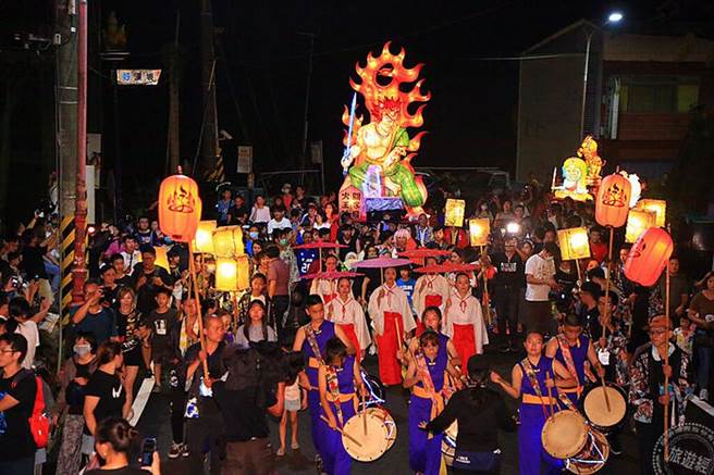 關子嶺夜祭巡行。圖為2020關子嶺溫泉美食節照片。(圖/臺南市政府觀光旅遊局提供)