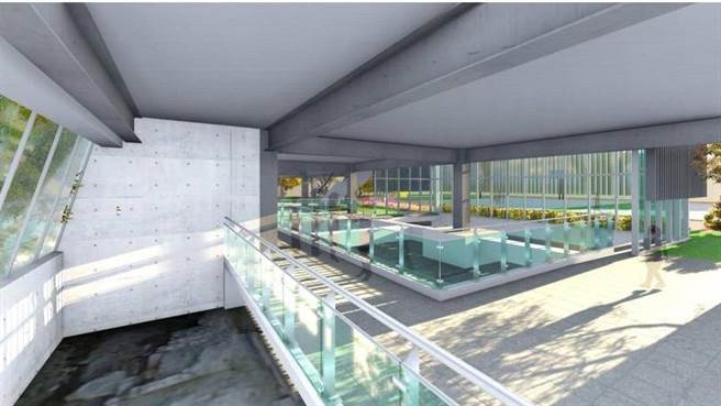 台南市文资处规画未来将在台湾道署遗址处进行室内展示。(台南市文资处提供／曹婷婷台南传真)