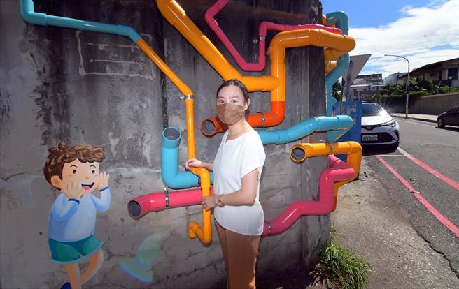 台东县政府打造转角遇到艺术，成为街角打卡新亮点。（庄哲权摄）