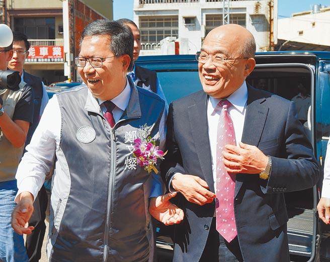 傳九月內閣改組鄭上蘇下，總統府駁斥「不實訊息」。(本報資料照)