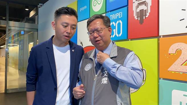 新竹市市長林智堅（左）、桃園市市長鄭文燦（右）。（圖／本報系資料照）